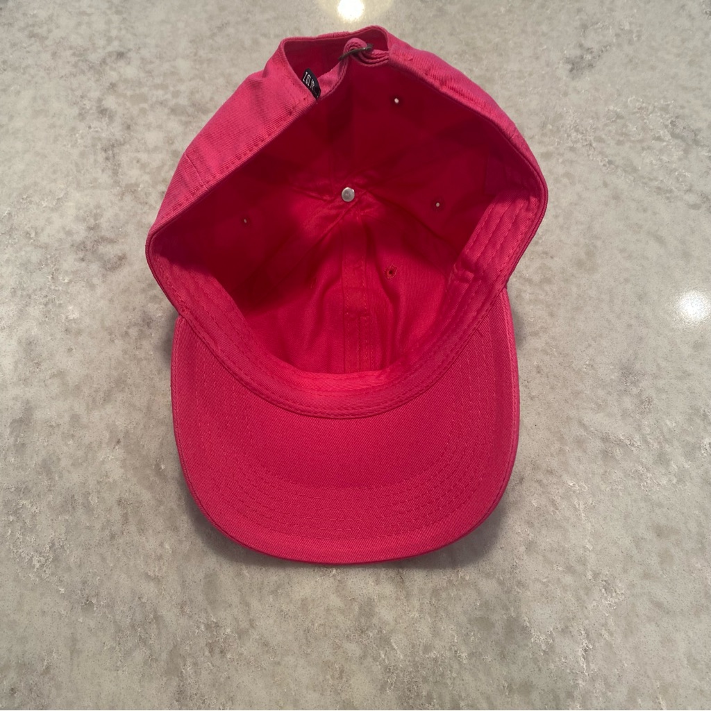 Rey To Z Pink Letter L Baseball Hat — image 2 of 6